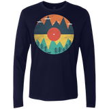 T-Shirts Midnight Navy / S Vinyl Fox Men's Premium Long Sleeve