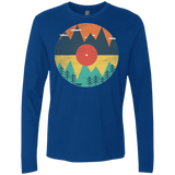 T-Shirts Royal / S Vinyl Fox Men's Premium Long Sleeve
