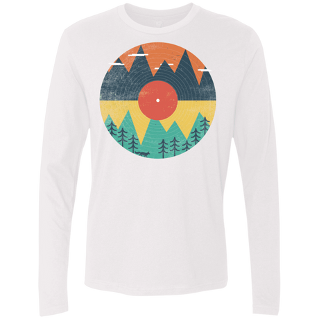 T-Shirts White / S Vinyl Fox Men's Premium Long Sleeve