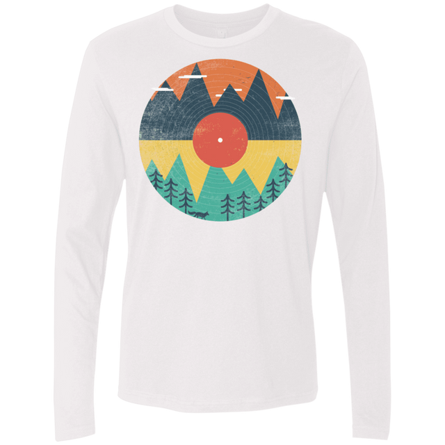 T-Shirts White / S Vinyl Fox Men's Premium Long Sleeve
