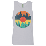 T-Shirts Heather Grey / S Vinyl Fox Men's Premium Tank Top