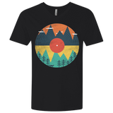 T-Shirts Black / X-Small Vinyl Fox Men's Premium V-Neck