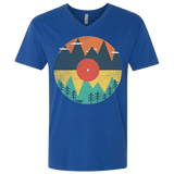 T-Shirts Royal / X-Small Vinyl Fox Men's Premium V-Neck