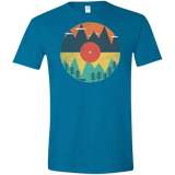 T-Shirts Antique Sapphire / S Vinyl Fox Men's Semi-Fitted Softstyle