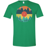 T-Shirts Heather Irish Green / M Vinyl Fox Men's Semi-Fitted Softstyle