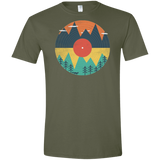 T-Shirts Military Green / S Vinyl Fox Men's Semi-Fitted Softstyle