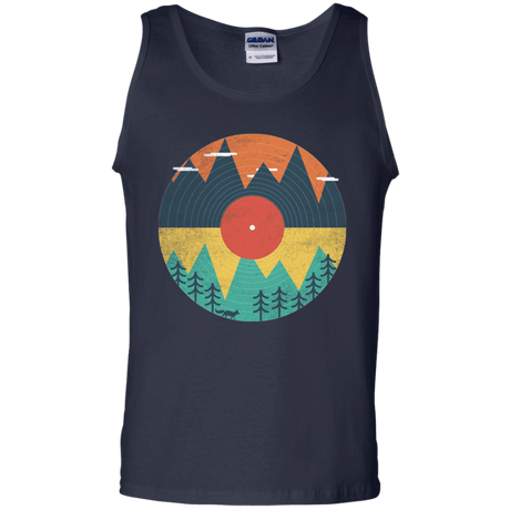 T-Shirts Navy / S Vinyl Fox Men's Tank Top