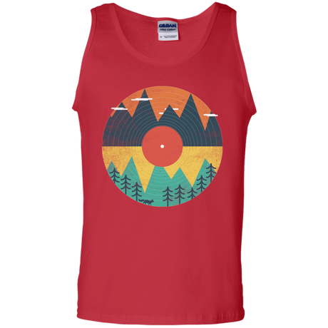 T-Shirts Red / S Vinyl Fox Men's Tank Top