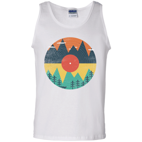 T-Shirts White / S Vinyl Fox Men's Tank Top