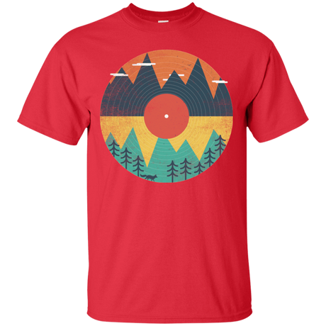 T-Shirts Red / S Vinyl Fox T-Shirt