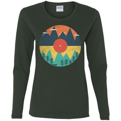 T-Shirts Forest / S Vinyl Fox Women's Long Sleeve T-Shirt