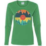 T-Shirts Irish Green / S Vinyl Fox Women's Long Sleeve T-Shirt