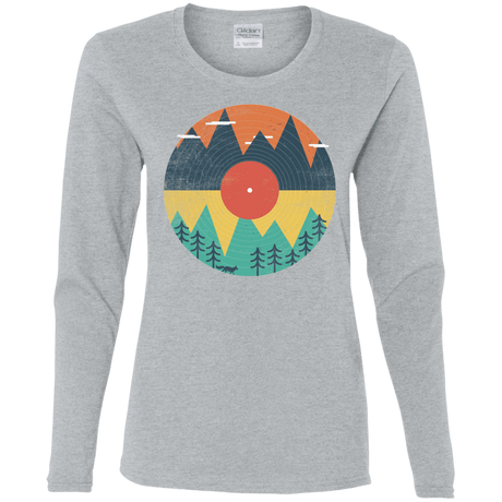 T-Shirts Sport Grey / S Vinyl Fox Women's Long Sleeve T-Shirt