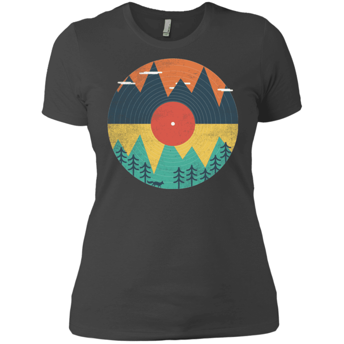 T-Shirts Heavy Metal / X-Small Vinyl Fox Women's Premium T-Shirt