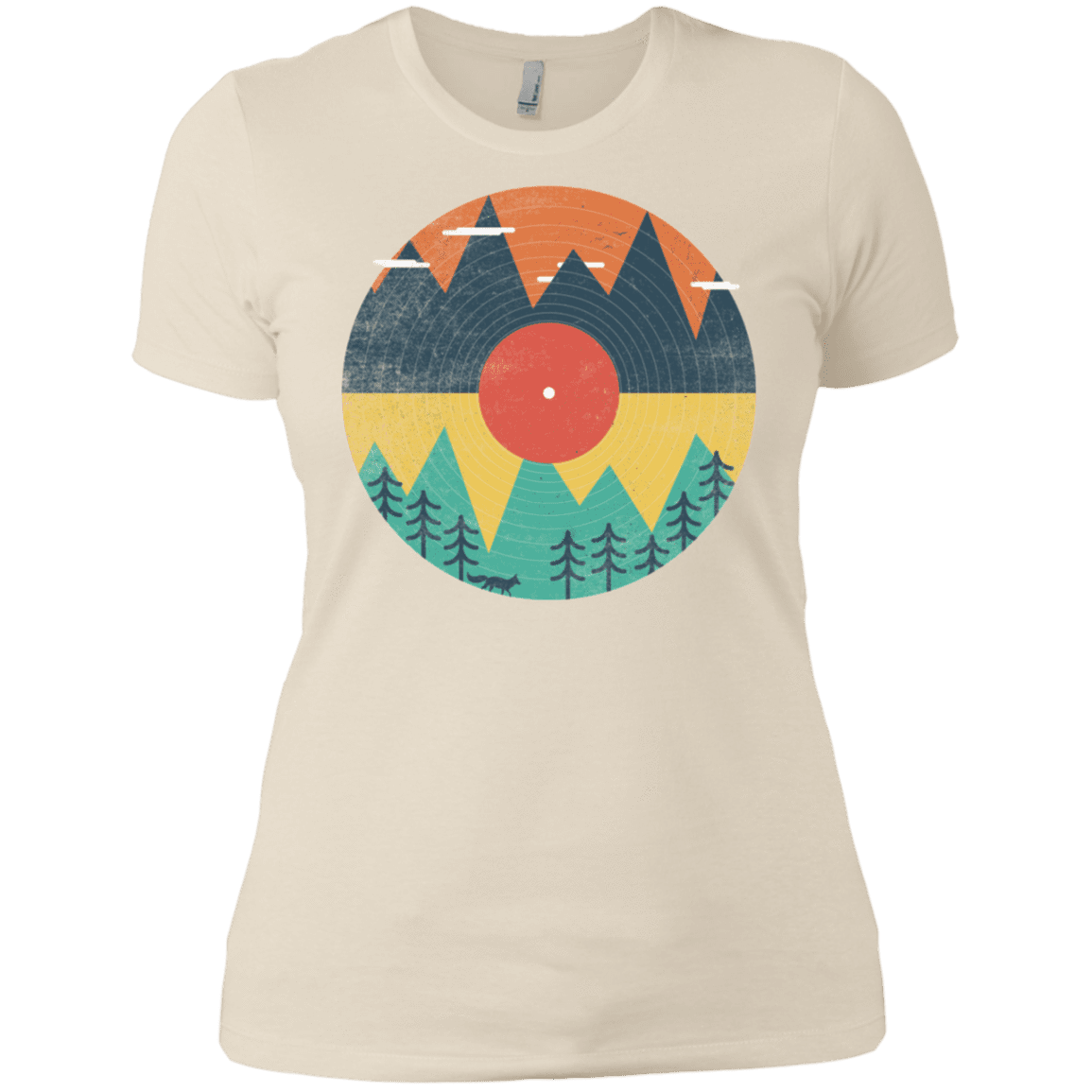 T-Shirts Ivory/ / X-Small Vinyl Fox Women's Premium T-Shirt