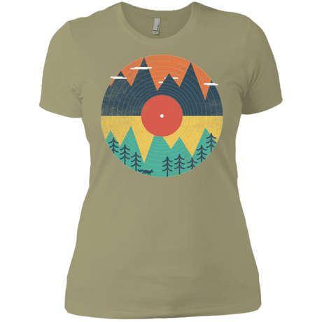 T-Shirts Light Olive / X-Small Vinyl Fox Women's Premium T-Shirt