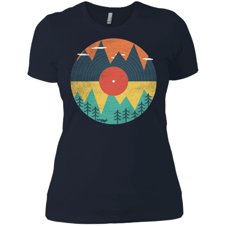 T-Shirts Midnight Navy / X-Small Vinyl Fox Women's Premium T-Shirt