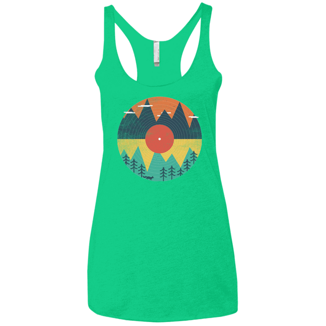 T-Shirts Envy / X-Small Vinyl Fox Women's Triblend Racerback Tank
