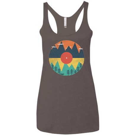 T-Shirts Macchiato / X-Small Vinyl Fox Women's Triblend Racerback Tank