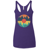T-Shirts Purple Rush / X-Small Vinyl Fox Women's Triblend Racerback Tank