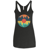 T-Shirts Vintage Black / X-Small Vinyl Fox Women's Triblend Racerback Tank