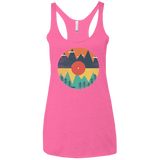 T-Shirts Vintage Pink / X-Small Vinyl Fox Women's Triblend Racerback Tank