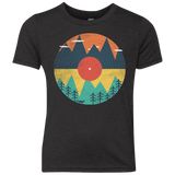 T-Shirts Vintage Black / YXS Vinyl Fox Youth Triblend T-Shirt