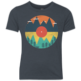 T-Shirts Vintage Navy / YXS Vinyl Fox Youth Triblend T-Shirt
