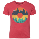 T-Shirts Vintage Red / YXS Vinyl Fox Youth Triblend T-Shirt