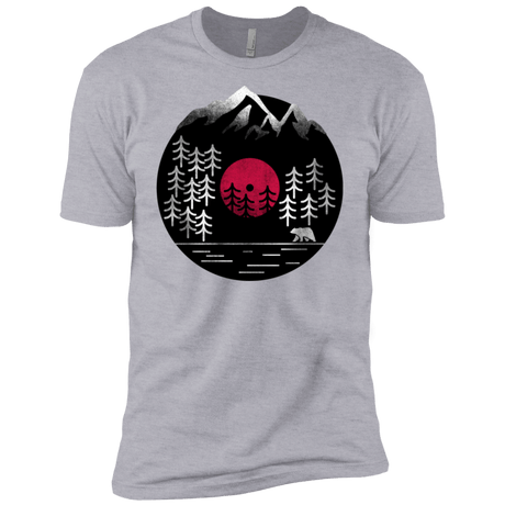 T-Shirts Heather Grey / X-Small Vinyl Nature Men's Premium T-Shirt