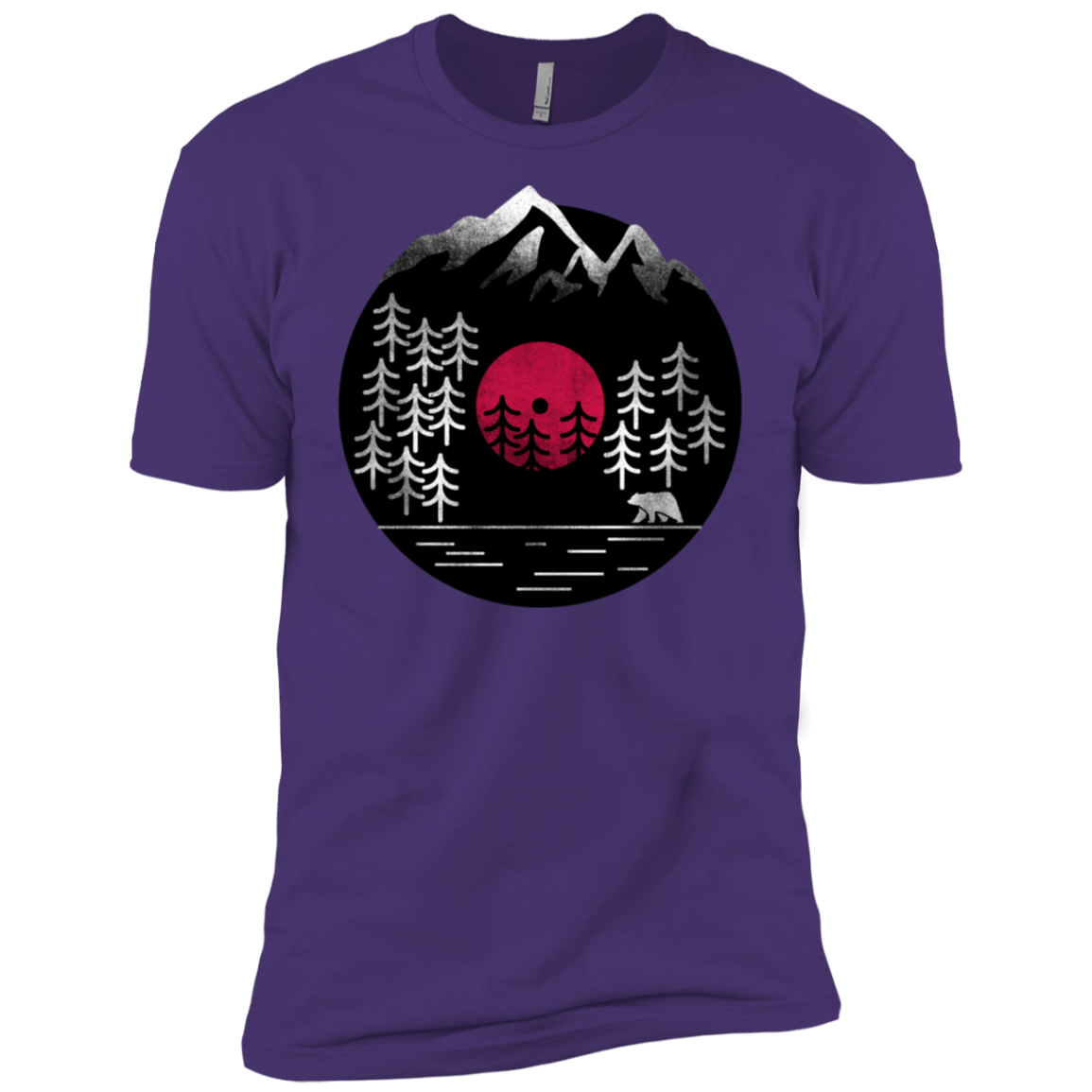 T-Shirts Purple Rush/ / X-Small Vinyl Nature Men's Premium T-Shirt