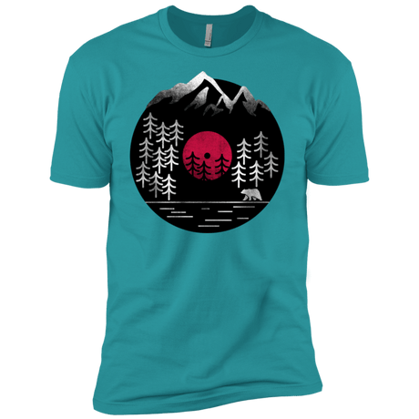 T-Shirts Tahiti Blue / X-Small Vinyl Nature Men's Premium T-Shirt