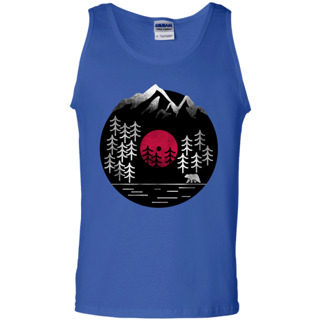 T-Shirts Royal / S Vinyl Nature Men's Tank Top