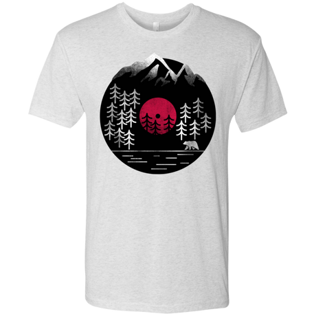 T-Shirts Heather White / S Vinyl Nature Men's Triblend T-Shirt
