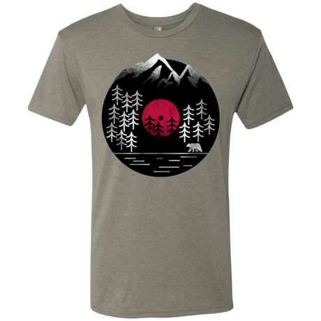 T-Shirts Venetian Grey / S Vinyl Nature Men's Triblend T-Shirt