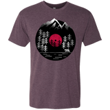 T-Shirts Vintage Purple / S Vinyl Nature Men's Triblend T-Shirt