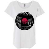 T-Shirts Heather White / X-Small Vinyl Nature Triblend Dolman Sleeve