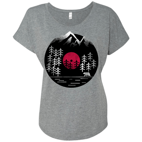 T-Shirts Premium Heather / X-Small Vinyl Nature Triblend Dolman Sleeve