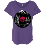 T-Shirts Purple Rush / X-Small Vinyl Nature Triblend Dolman Sleeve