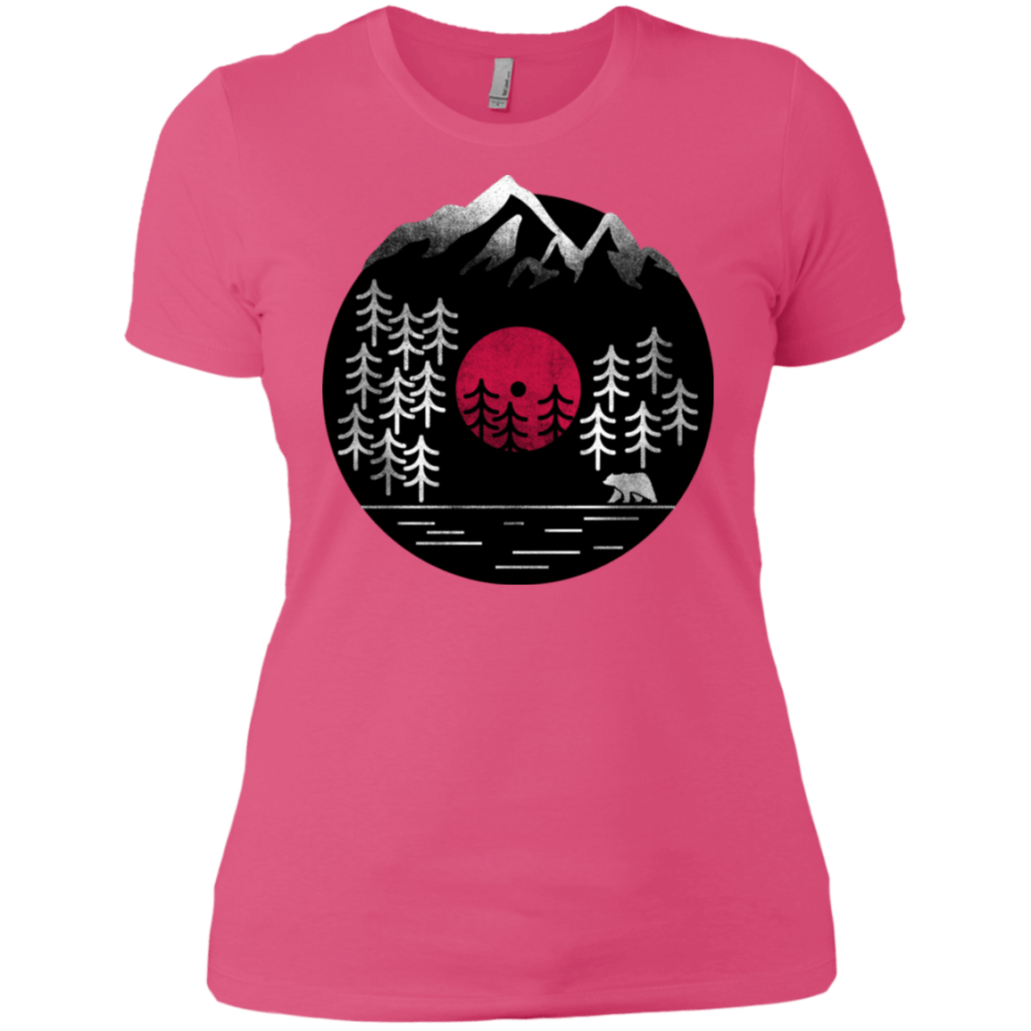 T-Shirts Hot Pink / X-Small Vinyl Nature Women's Premium T-Shirt