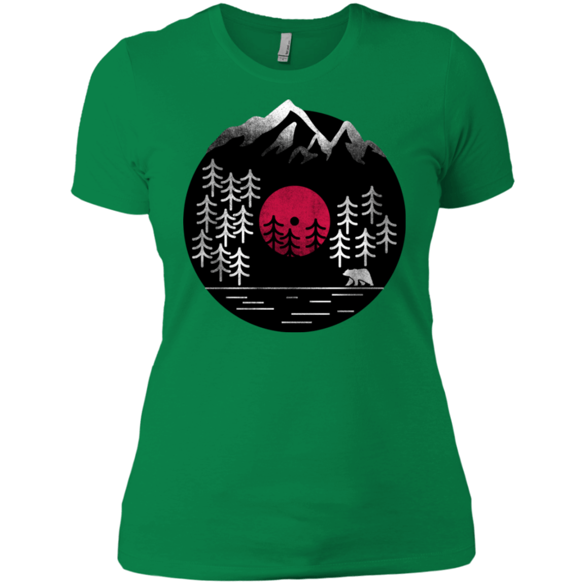 T-Shirts Kelly Green / X-Small Vinyl Nature Women's Premium T-Shirt