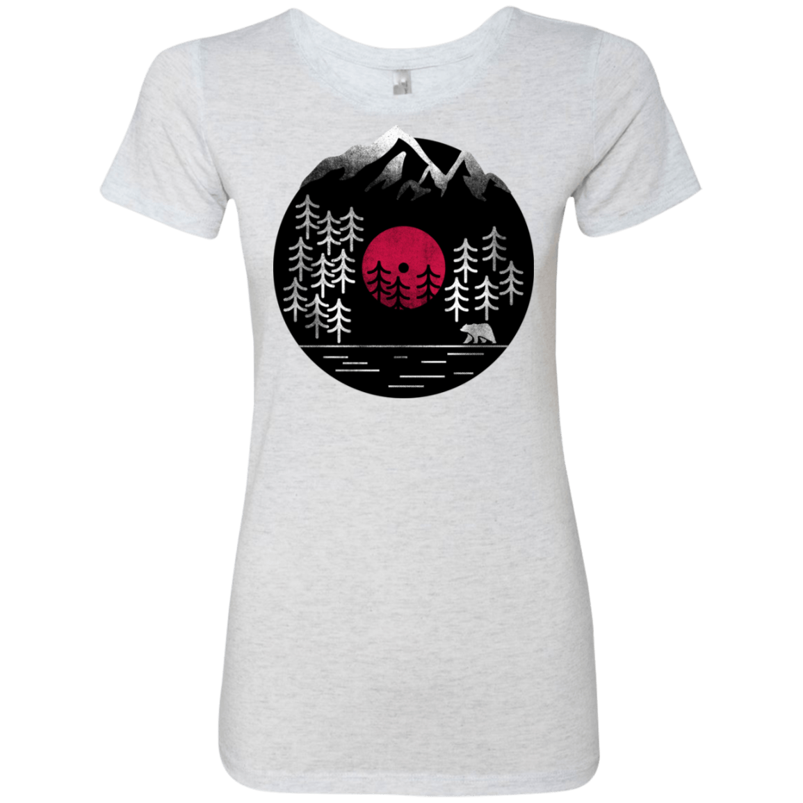 T-Shirts Heather White / S Vinyl Nature Women's Triblend T-Shirt