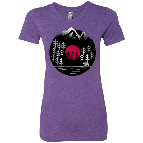 T-Shirts Purple Rush / S Vinyl Nature Women's Triblend T-Shirt