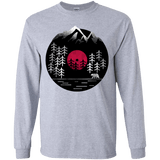 T-Shirts Sport Grey / YS Vinyl Nature Youth Long Sleeve T-Shirt