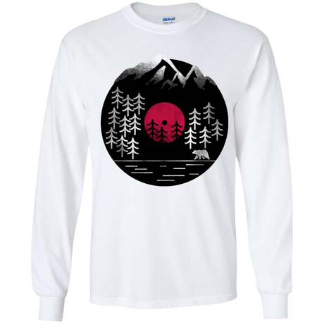 T-Shirts White / YS Vinyl Nature Youth Long Sleeve T-Shirt