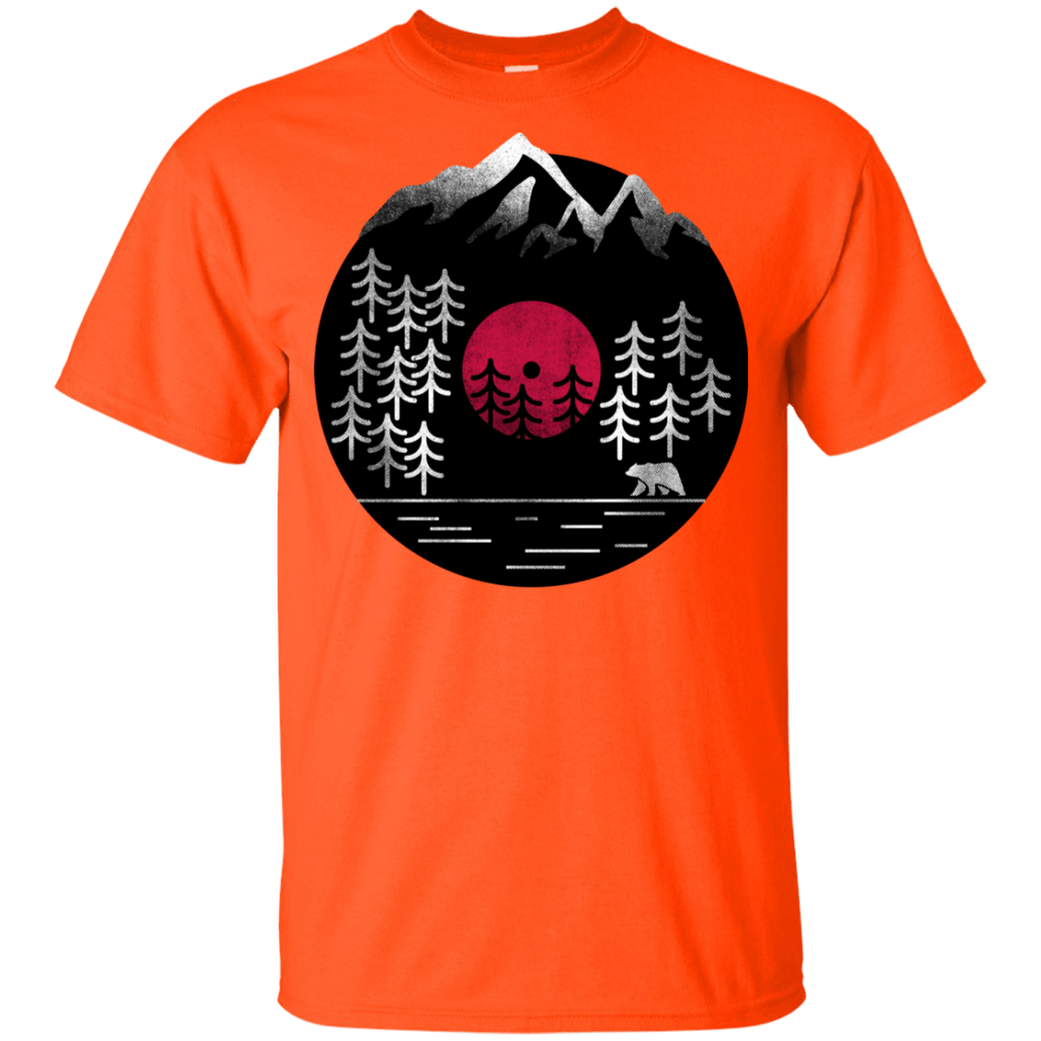 T-Shirts Orange / YXS Vinyl Nature Youth T-Shirt