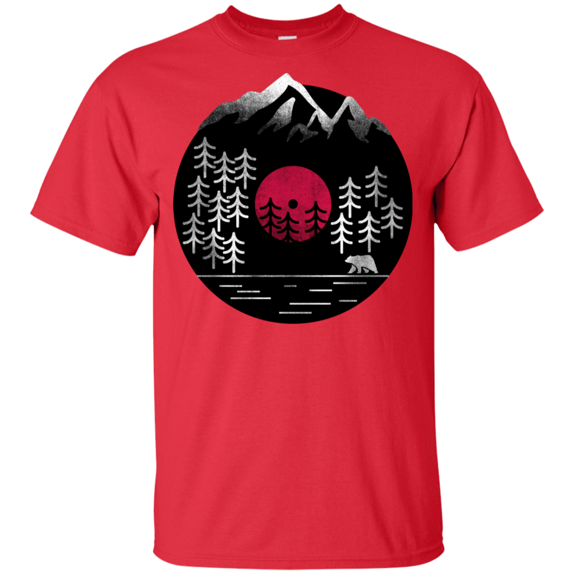 T-Shirts Red / YXS Vinyl Nature Youth T-Shirt