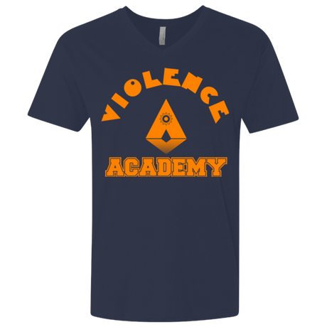 T-Shirts Midnight Navy / X-Small Violence Academy Men's Premium V-Neck