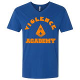T-Shirts Royal / X-Small Violence Academy Men's Premium V-Neck