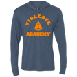 T-Shirts Indigo / X-Small Violence Academy Triblend Long Sleeve Hoodie Tee